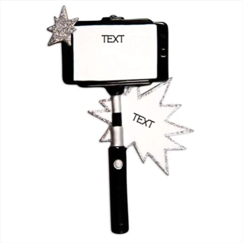 Selfie Stick Camera Ornament