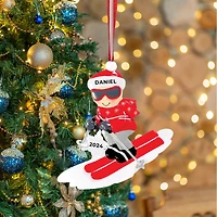 Skier Ornament