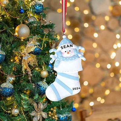 Snowbaby in Stocking