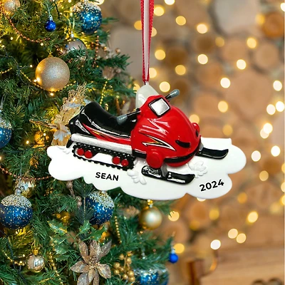 Snowmobile Ornament