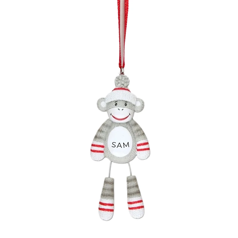 Sock Monkey Ornament