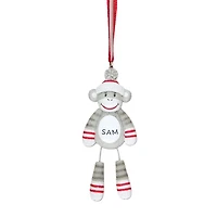 Sock Monkey Ornament