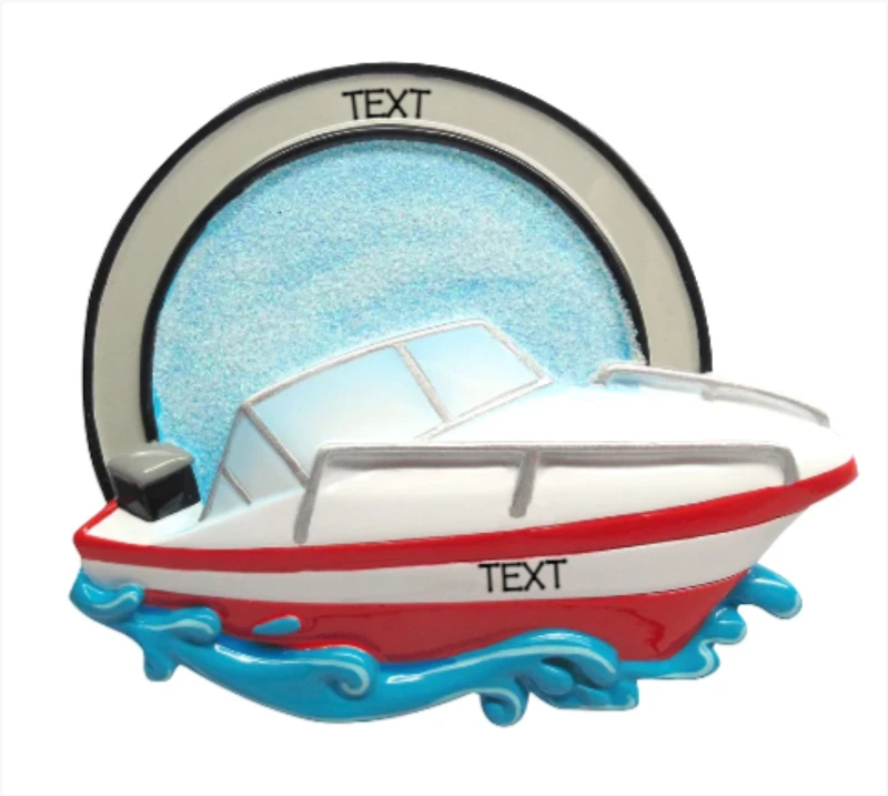 Speed Boat Ornament
