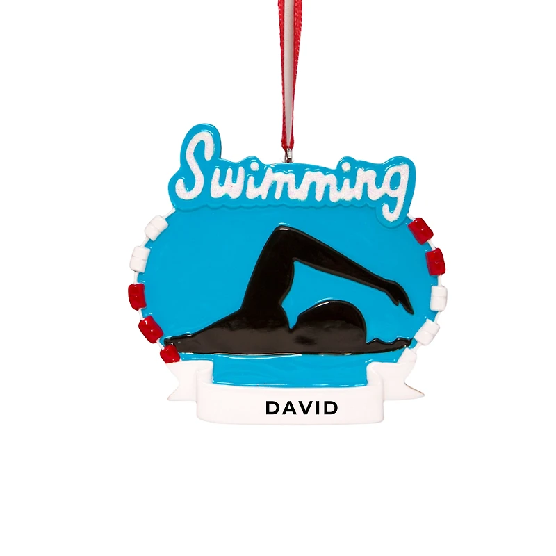 Swimming Ornament