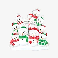 North Pole Family of 9 - Table Topper Stand Decoration