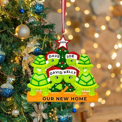 Turtle Family of Ornament
