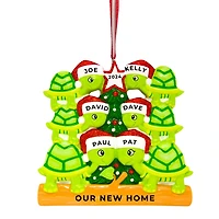 Turtle Family of 6 Ornament