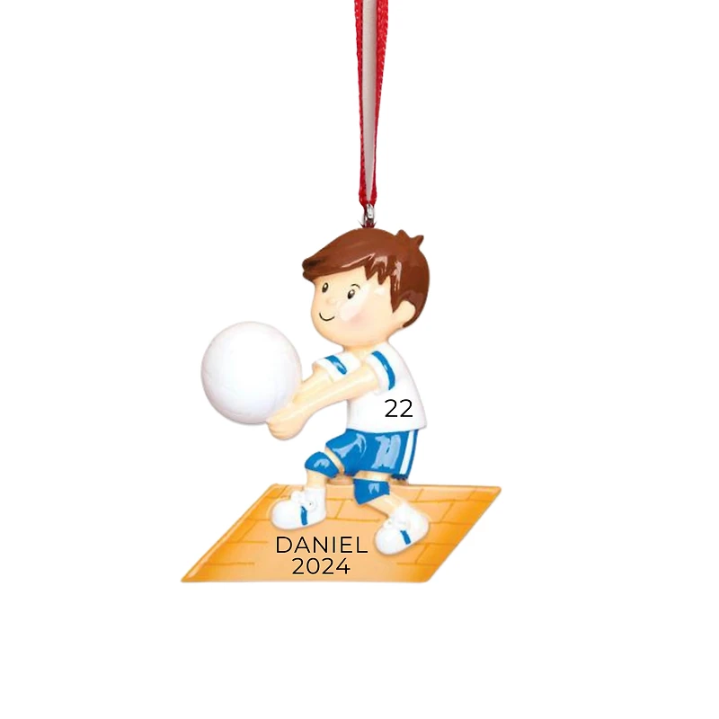 Volley-ball Boy Ornament