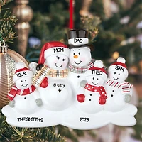 We're expecting with 3 kids Ornament