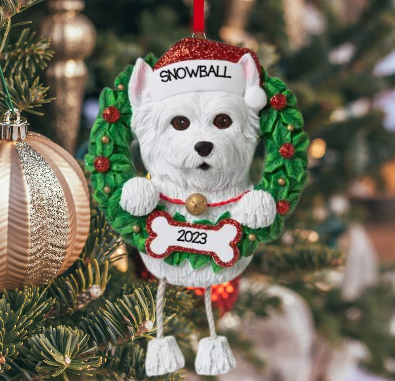Westie Dog Ornament