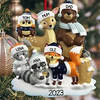 Woodland Family of Ornament