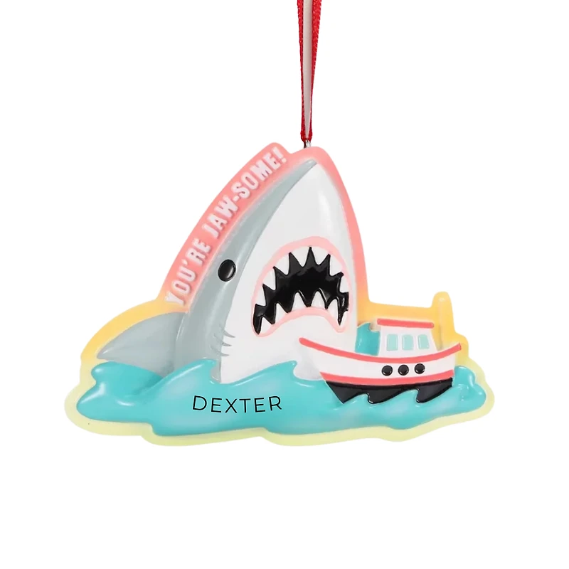 You're Jaw-Some Shark Ornament