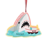 You're Jaw-Some Shark Ornament