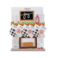 Mantle Stocking Family of Ornament