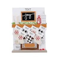 Mantle Stocking Family of 7 Ornament