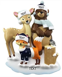 Woodland Family of Ornament