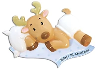 Baby Reindeer Boy Ornament