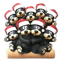 Black Bear Family of 9- Table Topper Stand Decoration