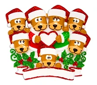 Brown Bear Family of Ornament