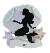 Mermaid Silhouette Ornament