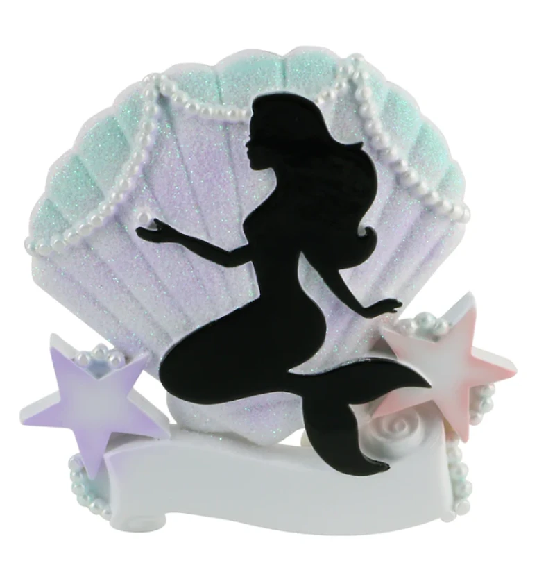 Mermaid Silhouette Ornament