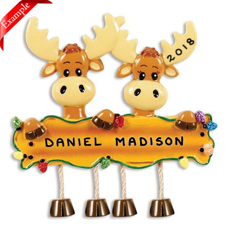 Moose Family of 2 Ornament