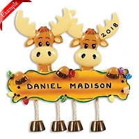Moose Family of 2 Ornament