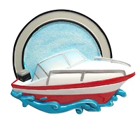 Speed Boat Ornament
