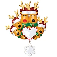 Reindeer Family of 5 Ornament