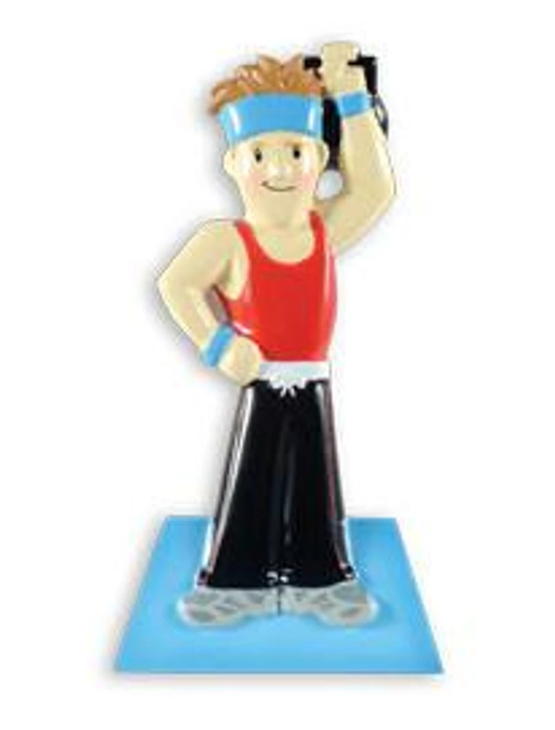 Male Working Out Ornament