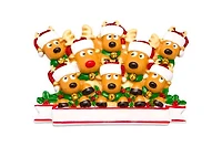 Reindeer Family of 8 Ornament