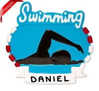 Swimming Ornament