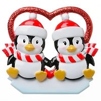 Penguins in Love Ornament