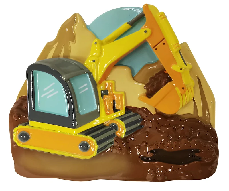 Excavator Ornament