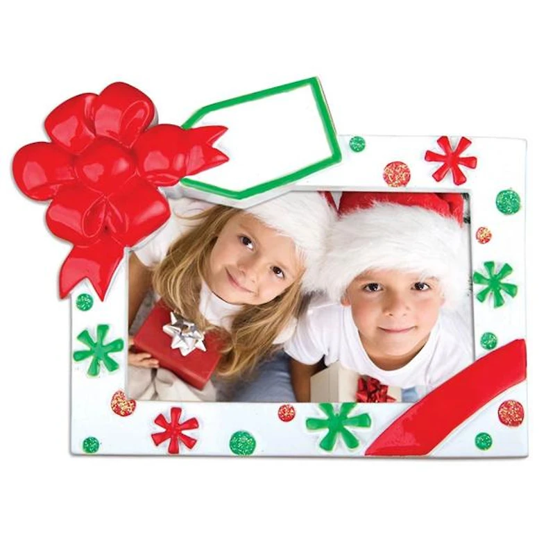Christmas Frame Red Green Ornament