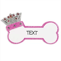 Princess Dog Bone Ornament