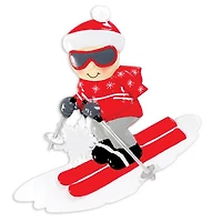 Skier Ornament