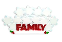Snowflake Family of 12- Table Topper Stand Decoration