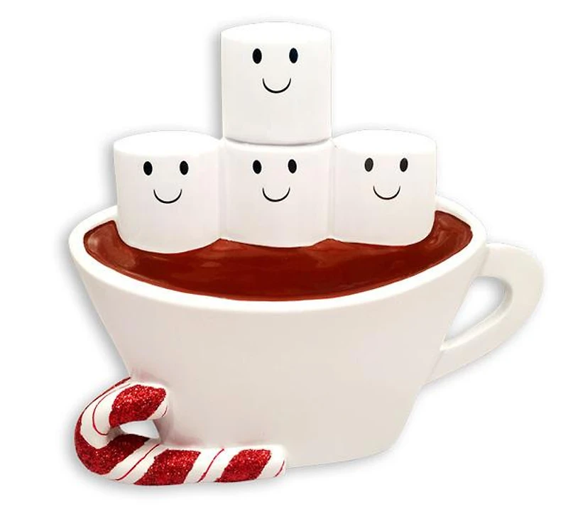 Hot Chocolate Family of 4- Table Topper Stand Decoration