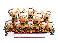 Reindeer Family of 10- Table Topper Stand Decoration