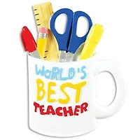 Best Teacher Mug Ornament