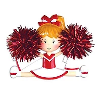 Cheerleader Red Ornament
