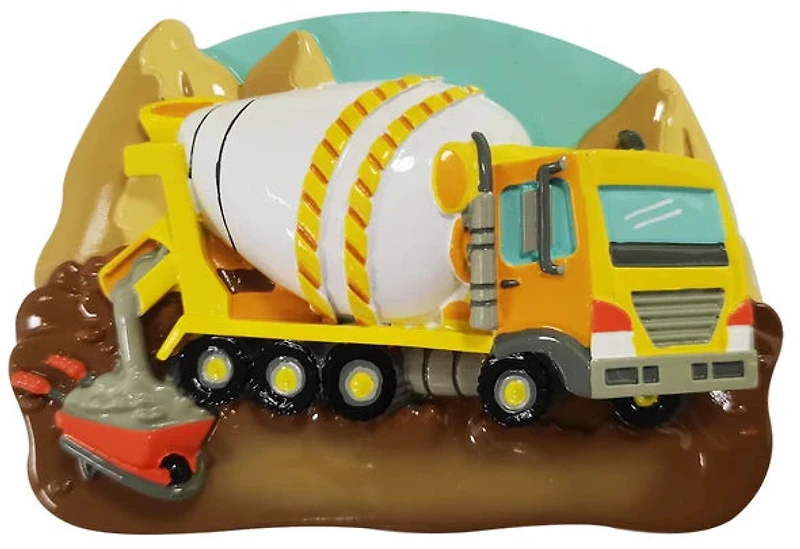 Cement Truck Ornament