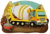 Cement Truck Ornament