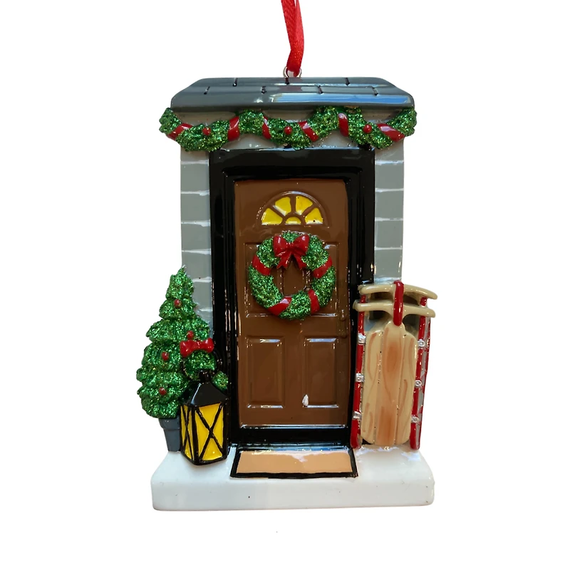 Elegant Brown Door Ornament