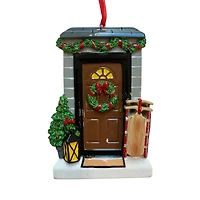Elegant Brown Door Ornament