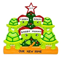 Turtle Family of Ornament