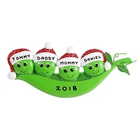 Pea Pod of 4 Ornament