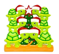 Turtle Family of 6 Ornament