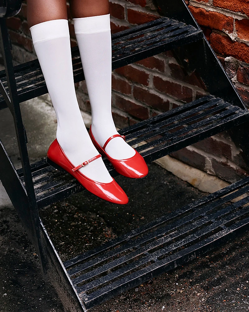 DANSEUR RED PATENT